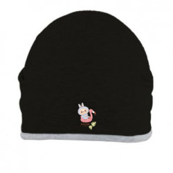 Шапка Лабубу Монстр и розовый фламинго - FATLINE Шапка Лабубу Монстр и розовый фламинго