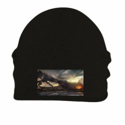 Шапка на флисе Дракон арт - FATLINE Шапка на флисе Дракон арт