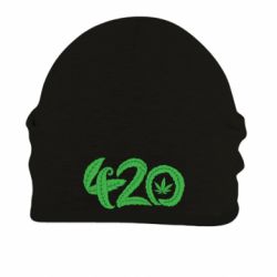 Шапка на флисе 4.20 green - FATLINE Шапка на флисе 4.20 green