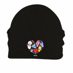 Шапка на флисе BT21 Heart - FATLINE Шапка на флисе BT21 Heart