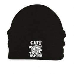 Шапка на флисе Crit happens - FATLINE Шапка на флисе Crit happens