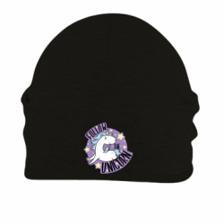 Шапка на флисе Следуй за единорогом - FATLINE Шапка на флисе Следуй за единорогом