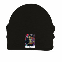 Шапка на флисе Jotaro Kujo art - FATLINE Шапка на флисе Jotaro Kujo art