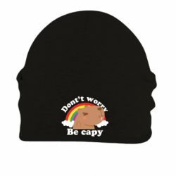 Шапка на флісі Капібара бі кеппі - FATLINE Шапка на флісі Капібара бі кеппі