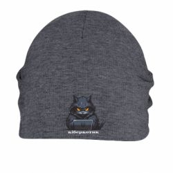 Шапка на флисе киберкотик хакер - FATLINE Шапка на флисе киберкотик хакер