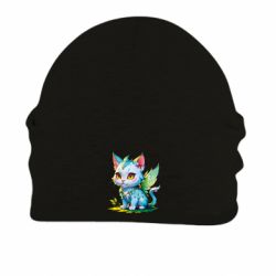 Шапка на флисе кошка лесная фея - FATLINE Шапка на флисе кошка лесная фея