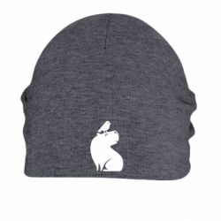 Шапка на флісі Копібара та Пташка - FATLINE Шапка на флісі Копібара та Пташка