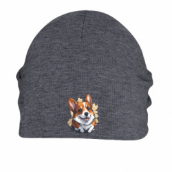 Шапка на флисе Королевская корги  - FATLINE