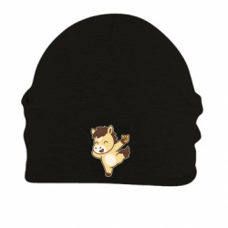 Шапка на флисе Лошадка удачи в год Лошади - FATLINE Шапка на флисе Лошадка удачи в год Лошади