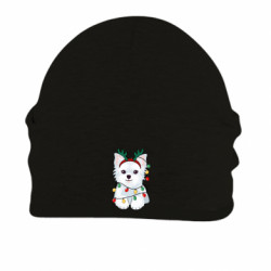 Шапка на флісі Милий вест хайленд уайт тер'єр - FATLINE Шапка на флісі Милий вест хайленд уайт тер'єр