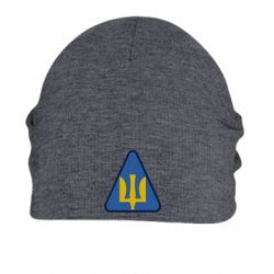 Шапка на флисе Нарукавный знак воздушных сил Украины - FATLINE Шапка на флисе Нарукавный знак воздушных сил Украины