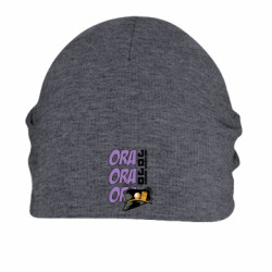 Шапка на флисе Ora Ora Ora! - FATLINE Шапка на флисе Ora Ora Ora!