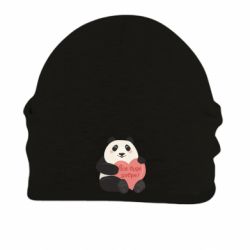 Шапка на флисе Панда добра - FATLINE Шапка на флисе Панда добра