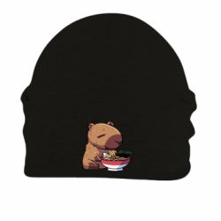 Шапка на флісі Ramen capybara - FATLINE Шапка на флісі Ramen capybara