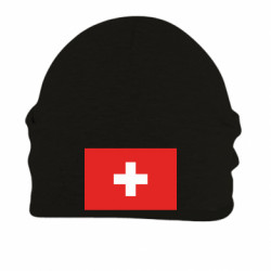 Шапка на флисе Швейцария флаг - FATLINE Шапка на флисе Швейцария флаг