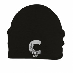 Шапка на флисе Sumy Black & White - FATLINE Шапка на флисе Sumy Black & White
