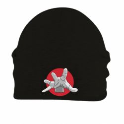 Шапка на флісі Уенсдей| Венздей | Wednesday | Річ - FATLINE Шапка на флісі Уенсдей| Венздей | Wednesday | Річ