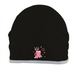 Шапка Рождественская чашка горячего какао с маршмеллоу - FATLINE Шапка Рождественская чашка горячего какао с маршмеллоу