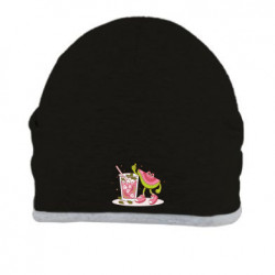 Шапка Розовая Гуава с освежающим коктейлем - FATLINE Шапка Розовая Гуава с освежающим коктейлем