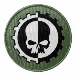 Шеврон круглый Adeptus Mechanicus - FATLINE Шеврон круглый Adeptus Mechanicus