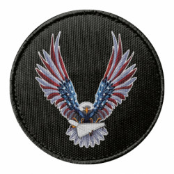 Шеврон круглый American Eagle air defense - FATLINE Шеврон круглый American Eagle air defense