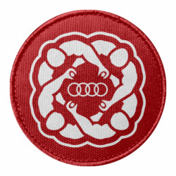 Шеврон круглый Автоклуб Audi - FATLINE Шеврон круглый Автоклуб Audi