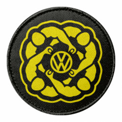 Шеврон круглый Автоклуб Volkswagen - FATLINE Шеврон круглый Автоклуб Volkswagen