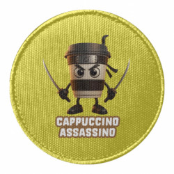 Шеврон круглый Cappuccino Assassino - FATLINE Шеврон круглый Cappuccino Assassino