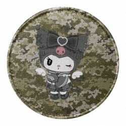 Шеврон круглий Fancy Kuromi - FATLINE Шеврон круглий Fancy Kuromi