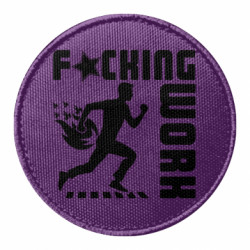 Шеврон круглий грьобана робота - FATLINE Шеврон круглий грьобана робота