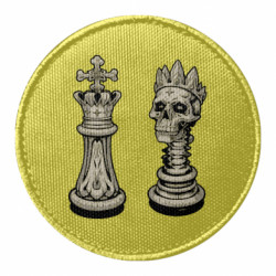 Шеврон круглый Король и ферзя - FATLINE Шеврон круглый Король и ферзя