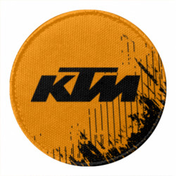 Шеврон круглий KTM and grunge background