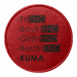 Шеврон круглый Kuma - FATLINE Шеврон круглый Kuma