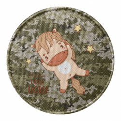 Шеврон круглый Милый мечтающий маленький пони - FATLINE Шеврон круглый Милый мечтающий маленький пони