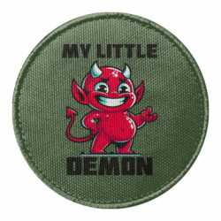 Шеврон круглый мой маленький демон
