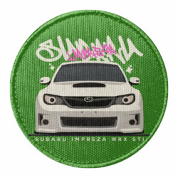 Шеврон круглый Subaru Impreza WRX STI 2011 - FATLINE Шеврон круглый Subaru Impreza WRX STI 2011