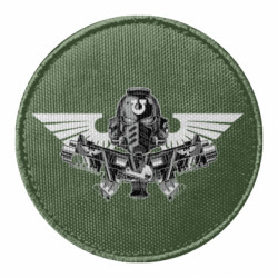 Шеврон круглый Warhammer Warrior - FATLINE Шеврон круглый Warhammer Warrior