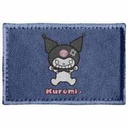 Шеврон прямоугольный Angry Kuromi - FATLINE Шеврон прямоугольный Angry Kuromi