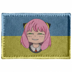 Шеврон прямокутний Аня шпіонська сім'я