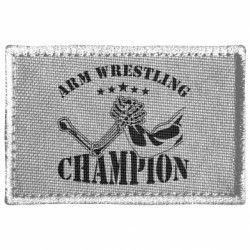 Шеврон прямоугольный Arm wrestling champion - FATLINE Шеврон прямоугольный Arm wrestling champion