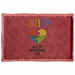 Шеврон прямоугольный «Аутизм — Принять. Понять. Полюбить» - FATLINE Шеврон прямоугольный «Аутизм — Принять. Понять. Полюбить»