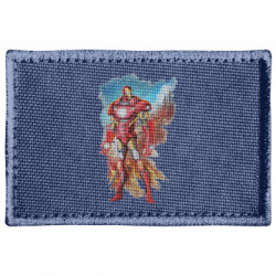 Шеврон прямоугольный Avengers iron man drawing - FATLINE Шеврон прямоугольный Avengers iron man drawing