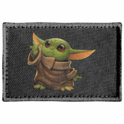 Шеврон прямокутний Baby Yoda Force - FATLINE Шеврон прямокутний Baby Yoda Force