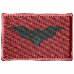 Шеврон прямоугольный Batman unusual logo - FATLINE Шеврон прямоугольный Batman unusual logo