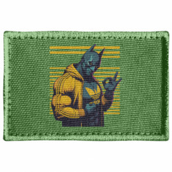 Шеврон прямоугольный Batman в спортивном костюме - FATLINE Шеврон прямоугольный Batman в спортивном костюме
