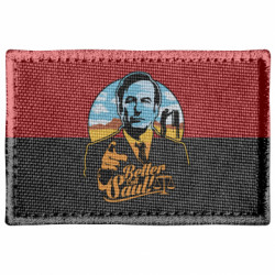 Шеврон прямокутний Better Call Saul! - FATLINE Шеврон прямокутний Better Call Saul!