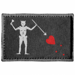 Шеврон прямоугольный Blackbeard logo - FATLINE Шеврон прямоугольный Blackbeard logo