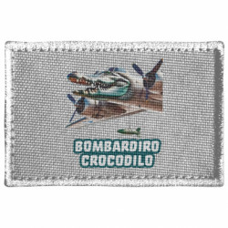 Шеврон прямоугольный BOMBARDIRO CROCODILO - FATLINE Шеврон прямоугольный BOMBARDIRO CROCODILO