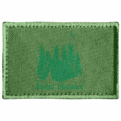 Шеврон прямоугольный Camping social distance - FATLINE Шеврон прямоугольный Camping social distance