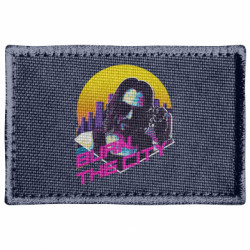 Шеврон прямоугольный Civerpunk 2077 Keanu Reeves